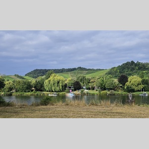 Looking from Germany over the river Mosel